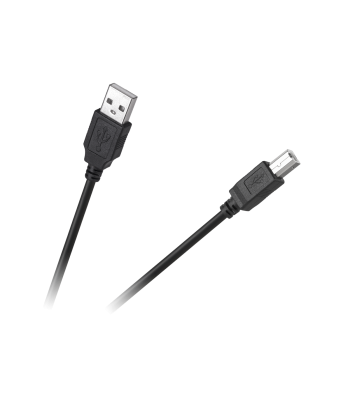 USB kabelis kompiuteriui ir spausdintuvui, juodas, 1,8m