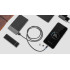 Magnetinis USB kabelis 3 viename microUSB, USB Type-C, Lightning, juodas, Rebel Comp, 100 cm