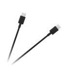USB tipo C–USB tipo C kabelis, juodas, 100 cm