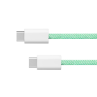 USB tipo C–USB tipo C kabelis, žalias, Kruger&Matz Basic, 100 W, KM1272, 1 m