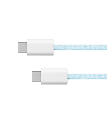 USB-C–USB-C kabelis Kruger&Matz Basic, 100 W, mėlynas, KM1272, 1,5 m