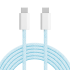 USB-C–USB-C kabelis Kruger&Matz Basic, 100 W, mėlynas, KM1272, 1,5 m