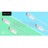 USB-C–USB-C kabelis Kruger&Matz Basic, 100 W, žalias, KM1272, 1,5 m
