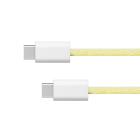 USB-C–USB-C kabelis Kruger&Matz Basic, geltonas, 60 W, 1 m, KM1271