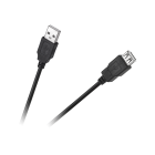 USB kabelis su kištuku ir lizdu Cabletech Eco-Line, 100 cm