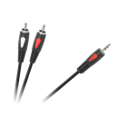 Garso kabelis jack 3,5 mm – 2 RCA Cabletech Eco-Line, 3.0 m