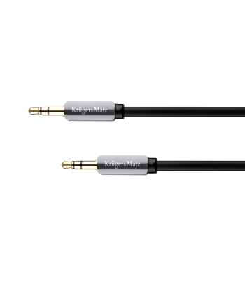 Stereo garso kabelis su tiesiais jack kištukais, Kruger&Matz, 3.5 mm, 1.0m