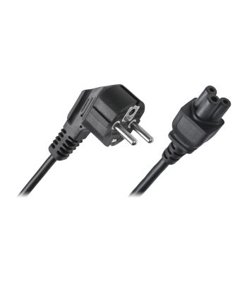 Nešiojamojo kompiuterio maitinimo kabelis su trilapiu kištuku 1.5m 3x0.75mm