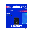 GOODRAM microSD atminties kortelė su adapteriu, 256GB