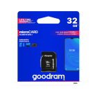 Atminties kortelė GOODRAM microSD UHS-I su adapteriu M1AA 32GB