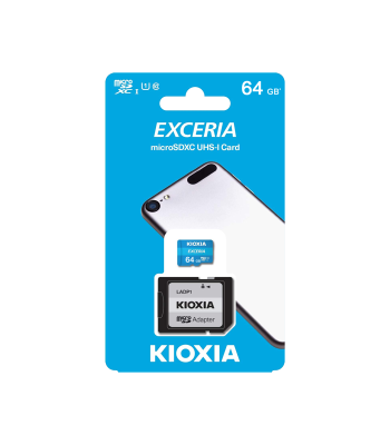 Kioxia microSD atminties kortelė su adapteriu, UHS-I U1, 64 GB