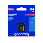 Goodram microSD UHS-I atminties kortelė su adapteriu, 64GB
