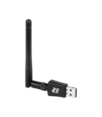 Wi-Fi tinklo plokštė Rebel Comp, USB adapteris su antena, 5GHz 802.11 a/c/b/g/n
