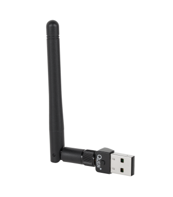 Wi-Fi tinklo plokštė, USB adapteris su antena, 802.11 b/g/n KOM0640