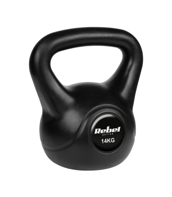 Bituminis kettlebell svarmuo REBEL ACTIVE, 14 kg