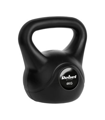 Bituminis kettlebell REBEL ACTIVE, 4 kg