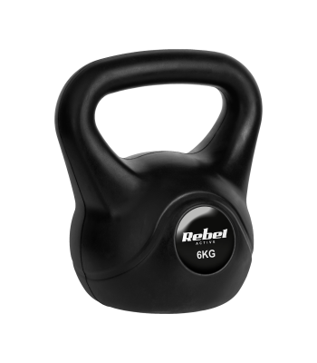 Kettlebell bituminis Rebel Active, 6 kg