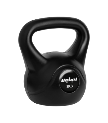 Bituminis kettlebell REBEL ACTIVE 8 kg