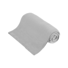 Teesa pilkas polar fleece pledas, 130 x 150 cm