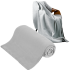 Teesa pilkas polar fleece pledas, 130 x 150 cm