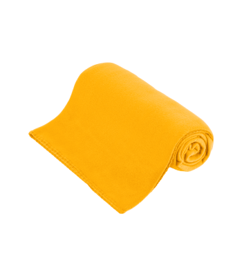 Flisinis pledas, geltonas TEESA 130x150 cm