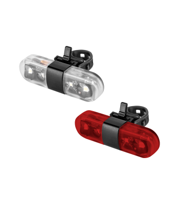 Rebel dviračio lempučių komplektas su USB-C laidu