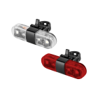 Dviračio LED žibintų komplektas su USB laidu, 2 vnt. Rebel