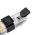 Dviračio LED žibintų komplektas su USB laidu, 2 vnt. Rebel