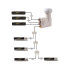 Konverteris OPTICUM UNICABLE SCR/3LEGACY ROBUST 4UB