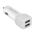Automobilinis įkroviklis Kruger&Matz su 2 USB prievadais ir Quick Charge 3.0 funkcija, 3000 mA