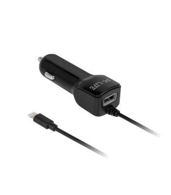 Automobilinis įkroviklis Apple iPhone ir iPad su USB, M-Life, 2100 mA
