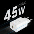 Tinklo įkroviklis Kruger&Matz su Power Delivery ir Quick Charge – 45 W, KM0856