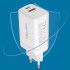 Tinklo įkroviklis su Power Delivery, Quick Charge ir GaN technologija, Kruger&Matz KM0857, 65 W