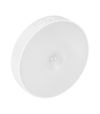 Naktinė įkraunama LED lempa su judesio ir prieblandos jutikliu, 86 x 86 x 20 mm