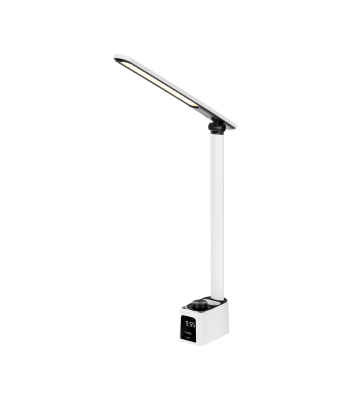 Stalinė lempa su laikrodžiu, USB ir USB-C lizdais, Rebel 425 x 106 x 57 mm