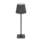 Stalinė LED jutiklinė Rebel lempa, juoda, 38 x 10,5 x 10,5 cm