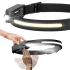 Įkraunamas COB ir LED priekinis žibintuvėlis su galvos juosta Rebel Light, 290 x 33 x 20 mm
