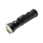LED žibintuvėlis su pasukama galvute, aliuminis, IPX5 – Rebel, 1200 mAh, 250 m
