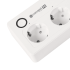 Išmanioji maitinimo juosta, 4 vokiško tipo lizdai, 4 USB, 2100 mA, Kruger&Matz Connect P6 Tuya