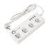 Išmanioji maitinimo juosta, 4 vokiško tipo lizdai, 4 USB, 2100 mA, Kruger&Matz Connect P6 Tuya