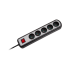 Maitinimo juosta su jungikliu, 5 lizdai, Rebel, 1,5 m (1,5 mm²)