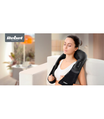 Shiatsu masažuoklis sprandui, nugarai ir kaklui Rebel Active RBA-6009