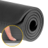 Gimnastikos kilimėlis jogai, pilatesui ir treniruotėms, juodas, Rebel Active, 183x61cm, 1.5cm