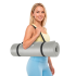 Gimnastikos kilimėlis Rebel Active NBR, pilkas, RBA-3150, 183 x 61 cm, 1 cm