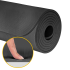 Gimnastikos kilimėlis jogai, pilatesui ir fitnesui Rebel Active, juodas, 183 x 61 cm, 1 cm
