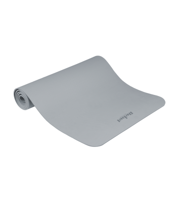 Gimnastikos kilimėlis jogai, pilatesui ir fitnesui, TPE, pilkas, REBEL ACTIVE, 183 x 61 cm, 1 cm