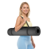Gimnastikos kilimėlis jogai, pilatesui ir fitnesui, Rebel Active, 183 x 61 cm, 4 mm, TPE, juodas