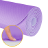 Gimnastikos kilimėlis jogai, pilatesui ir fitnesui, Rebel Active, violetinis, TPE, 183 x 61 cm, 4 mm