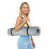 Gimnastikos kilimėlis jogai, pilatesui ir fitnesui Rebel Active, pilkas, TPE, 183 x 61 cm, 4 mm