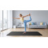Gimnastikos kilimėlis jogai, pilatesui ir fitnesui Rebel Active, TPE, juodas, 200x90 cm, 1 cm, RBA-3159